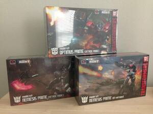 Flame Toys Furai Optimus Prime Attack Nemesis Prime Attack G1 Model Kits MISB 海外 即決