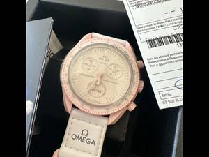 Swatch x Omega MoonSwatch Mission to Venus Pink Women's Watch - S033P100 海外 即決