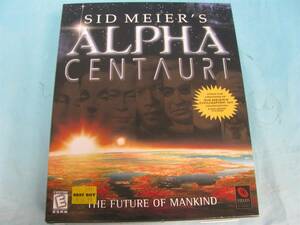 VINTAGE 1998 Sid Meier's Alpha Centauri BIG BOX (PC)- SEALED & NEW - FREE SHIP 海外 即決