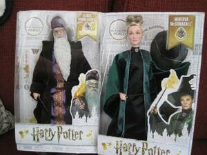 Mattel Harry Potter Albus Dumbledore Minerva McGonagall Dolls LOT 海外 即決