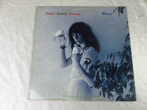 PATTI SMITH GROUP WAVE バイナル LP RECORD 1979 Album w/Insert AB 4221 NM 海外 即決