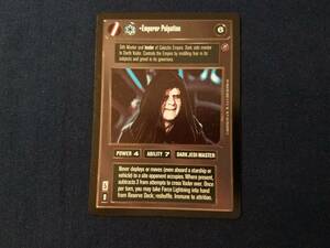 Star Wars CCG Death Star II Emperor Palpatine UR Ultra Rare 海外 即決