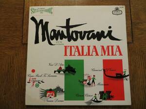 Mantovani & His Orchestra Italia Mia - 1961 - London PS 232 バイナル LP VG+/VG+!! 海外 即決