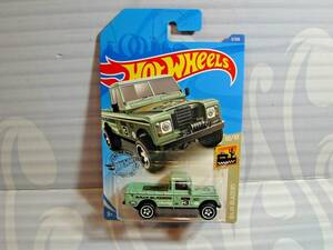 2020 HOT WHEELS ''BAJA BLAZERS'' #3 = LAND ROVER SERIES III PICKUP = GREEN ,int 海外 即決