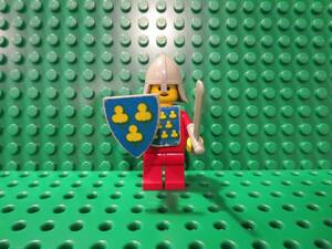 Lego Classic Yellow Castle Knight Red Vest Stickers Minifigure Shield Vintage 海外 即決