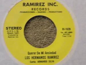 LOS HERMANOS RAMIREZ Pasion / Querer De mi Ansiedad 7" 45 海外 即決