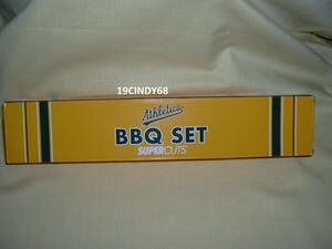 NEW IN BOX 2010 OAKLAND A'S SGA 3 PIECE BBQ SET SPONSORED BY SUPERCUTS 海外 即決