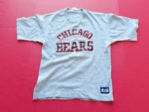 Men's VTG 80's 90's Starter NFL Chicago Bears Grey T-Shirt sz L 海外 即決