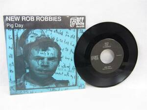 NEW ROB ROBBIES Pig Day / VAMBO MARBLE EYE Jack Fallen 7" Record OW9403, 1994 海外 即決