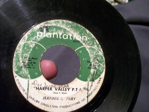 JEANNIE C. RILEY 45 RECORD HARPER VALLEY PTA & イエスタディ / ALL DAY LONG 海外 即決