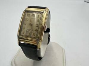 u017 Hamilton 1920s 14k Gold Filled Wrist Watch 海外 即決