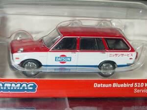 TARMAC DATSUN 510 BLUEBIRD WAGON COLLECTIBLE IMPORT RACE CAR -Red/White, MIB 海外 即決