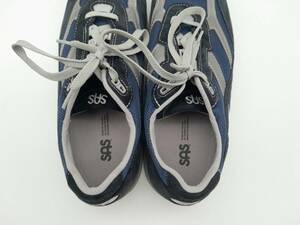 SAS San Antonio Shoes Men’s Journey メッシュ Suede Lace Up ブルー スニーカーs 12M Tripad 海外 即決