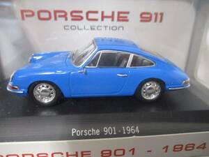 Atlias Models 1964 Porsche 901 in Blue 1:43 Scale Diecast w/case 海外 即決