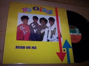 NM 1989 NU Girls Rush On Me 12" Single Sample LP Album 海外 即決