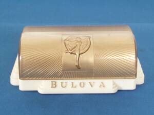 Vintage Bulova Art Deco Watch Presentation Case Fifth Ave New York Case Only 海外 即決