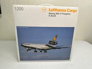 HERPA 551540 LUFTHANSA CARGO PLANE 1:200 BOEING MD-11 FREIGHTER D-ALCA IN BOX 海外 即決