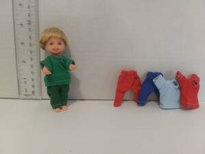 Doll Clothes Handmade to fit 4" Kelly & Tommy Barbie doll- Lot 3-Pants/Tops C1 海外 即決