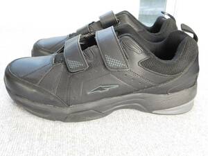 アヴィア Quickstep Walking Comfort Shoes メンズ 11.5 4E ブラック Hook & Loop MNAV41ES220E 海外 即決