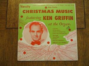 Ken Griffin Christmas Music - Varsity 69156 バイナル 10" LP G+/VG!!! 海外 即決