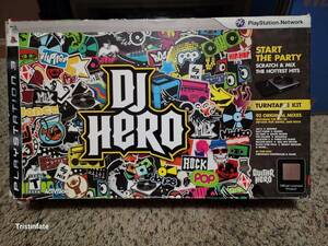 Playstation PS3 DJ Hero Complete New In Sealed Box 海外 即決