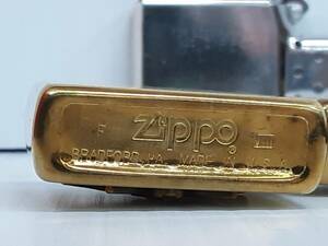 Vintage Unstruck Brass Marlboro Zippo Lighter - Steer Head Star - June 1992 海外 即決