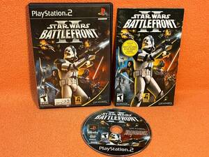 Star Wars Battlefront II PlayStation 2 PS2 Black Label REG Card Complete! 海外 即決