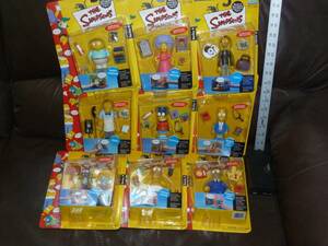 THE SIMPSONS 9 FIGURE SET PLAYMATES 2000 5 INCH INTERACTIVE FIGURES CARDED 海外 即決