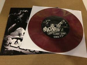 MxPx Left Coast Punk EP PURPLE MARBLE 7" バイナル Record! limited punk ロック e.p NEW 海外 即決