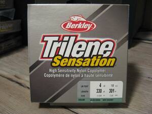 Berkley Trilene Sensation Fishing Line - 4 LB - 330 Yards - LO-VIS GREEN 海外 即決