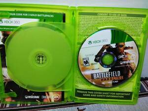 XBOX 360 PLATINUM HITS BATTLEFIELD 3 + HARDLINE W/ ORIGINAL CASES AND MANUALS 海外 即決