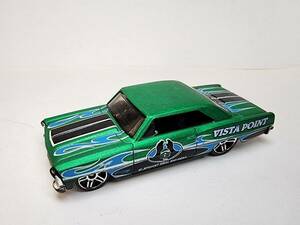 2014 Hot Wheels '66 Chevy Nova HW Road Trippin' 1:64 Green Vista Point Car 15/32 海外 即決