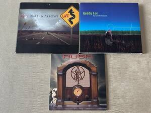 RUSH Snakes & Arrows LIVE, Geddy Lee My Favorite Headache CD & RUSH DVD Sampler 海外 即決