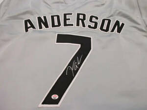 Tim Anderson of the Chicago White Sox signed autographed baseball jersey PAAS CO 海外 即決