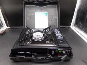 Gourmet Chef Portable Single Butane Gas Stove Camping Tabletop W/Case & Fuel NEW 海外 即決