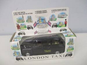 VINTAGE WELLY 9050 DIECAST BLACK LONDON TAXI ~ MINT IN BOX 海外 即決