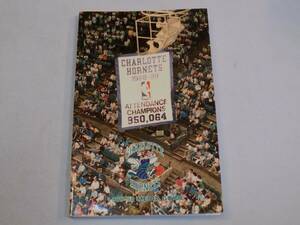 Charlotte Hornets Fan Official 1989 1990 Team Media Guide Dell Curry Rex Chapman 海外 即決