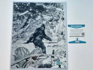 Bigfoot Bob Heironimus Signed 8x10 Photo Becket COA 1967 Patterson-Gimlin Film 海外 即決