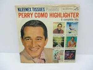 VTG Kleenex Tissues Presents Perry Como Highlighter..RCA # SPD-28 45 RPM Record 海外 即決