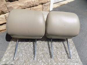 09-10 FORD F-150 F150 FRONT DRIVER PASSENGER LH RH SEAT HEAD REST SET OEM 海外 即決