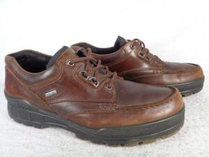 ECCO Track 25 Hiking Shoe Men US 10 - 10.5 EU 44 Brown Gore Tex Leather Trail 海外 即決