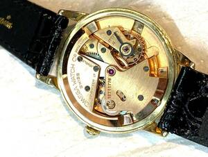 1945 Omega 14k Yellow Gold Swiss Made Automatic Bumper Wrist Mans Watch.Vintage 海外 即決