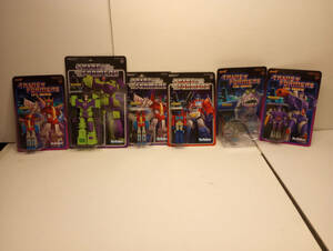 Transformers Reaction lot of 6 figures NIP 海外 即決