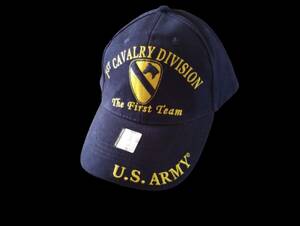 U.S. MILITARY ARMY 1st CAVALRY HAT EMBROIDERED MILITARY BALL CAP THE FIRST TEAM 海外 即決