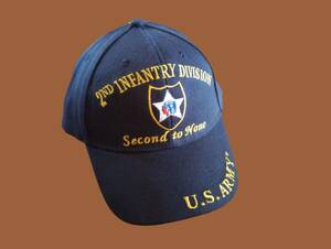 U.S Military Army 2nd Infantry Embroidered Baseball Hat U.S Army Licensed Cap 海外 即決