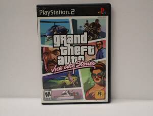 Grand Theft Auto: Vice City Stories (PS2, 2007) Case and Disc 海外 即決