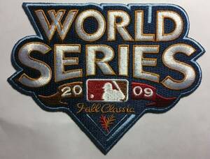 World Series patch 2009 baseball world series patch 4.5" wide iron or sew on 海外 即決