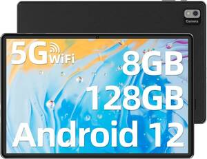 SGIN 10.1" Tablet Android 12 FHD 8GB + 128GB Tablet Quad-Core 2.0GHz Dual Camera 海外 即決