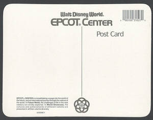 WDW Disney Unused Postcard EPCOT Center Around the World in a Day circa 1990s 海外 即決