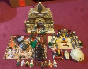 LEGO 5988 Pharaoh's Forbidden Ruins - 97% Complete w/ Minifigures & Instructions 海外 即決